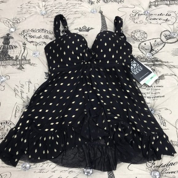 Coco Reef Allure Metallic-Print Tankini Top - Picture 9 of 15